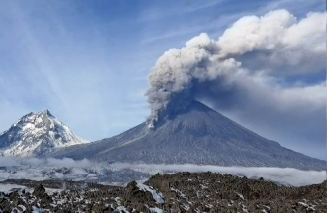 В населенных пунктах Усть-Камчатского района на Камчатке возможно выпадение вулканического пепла